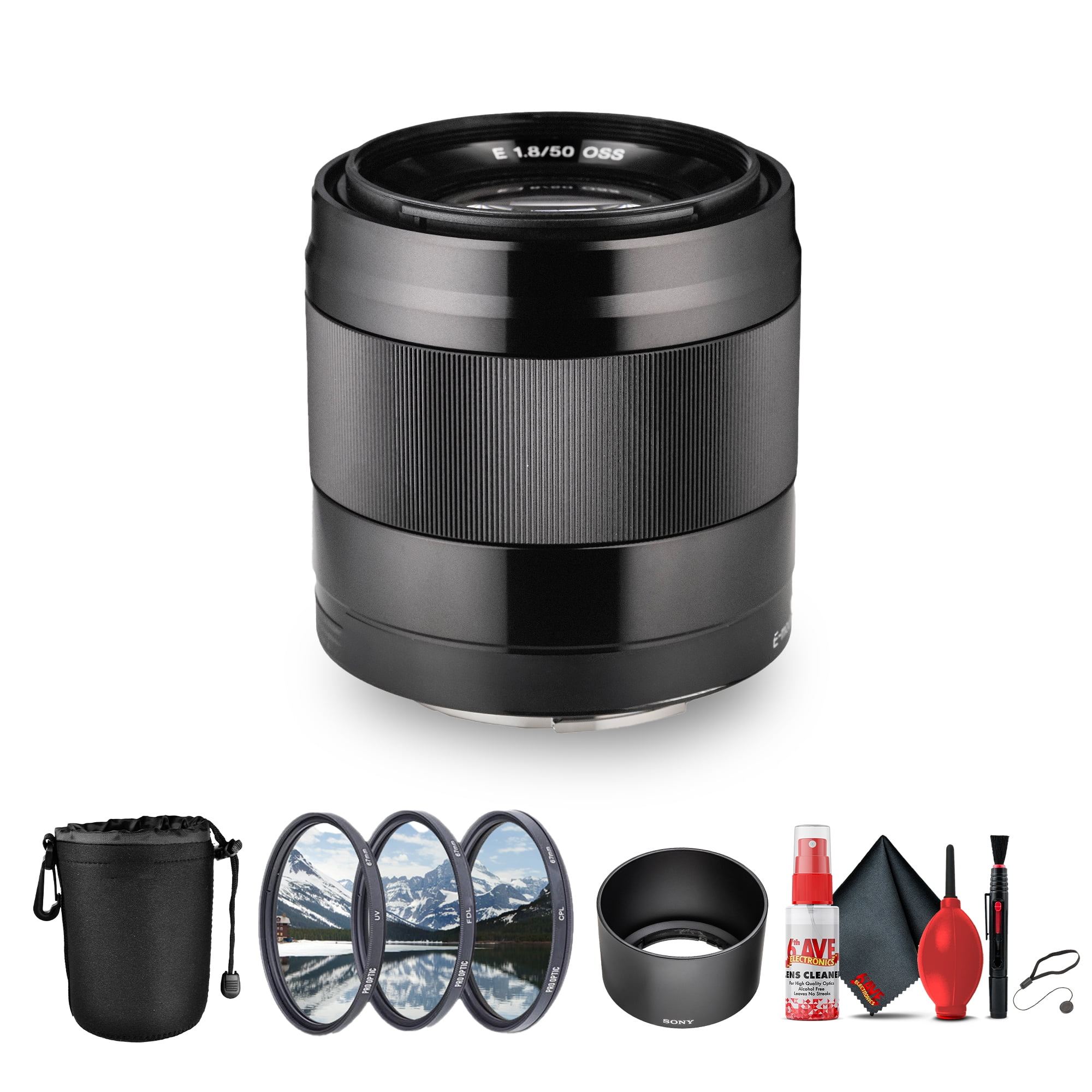 SONY SEL50F18 フィルターおまけ Sony E 50mm f/1.8 OSS Standard Prime Lens – Image Stabilized