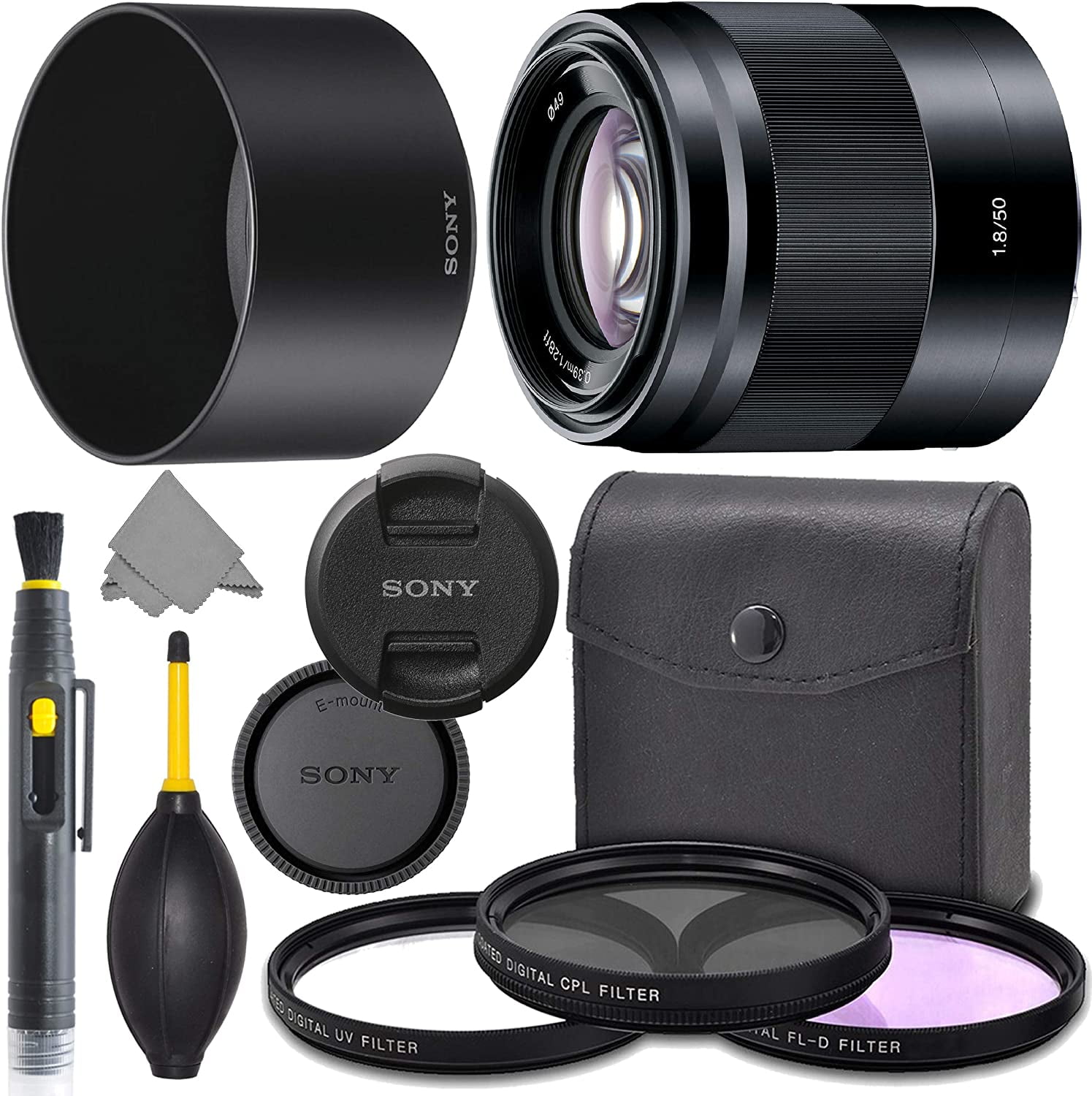 Sony E 50mm f1.8 SEL50F18: Sony E 50mm f/1.8 OSS Lens (Black