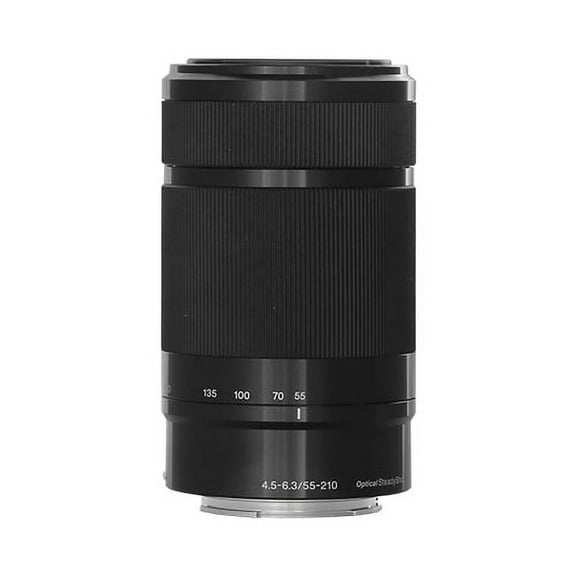 Sony E 55-210mm F4.5-6.3 Lens for Sony E-Mount Cameras Black WHITE BOX