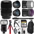 thumbnail image 1 of Sony E 70-350 F/4.5-6.3 G OSS Lens - 3 Lens Kit + Monopod - 32GB Accessory Bundle, 1 of 8