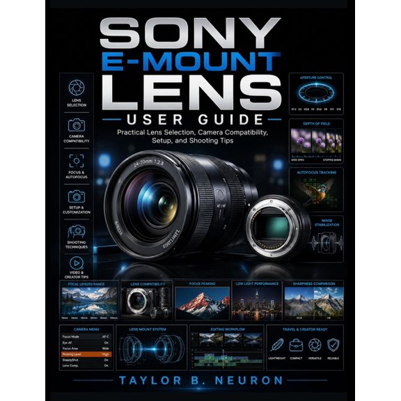 Sony E-Mount Lens User Guide: Practical Lens Selection, Camera Compatibility, Setup, and Shooting Tips, (Paperback)