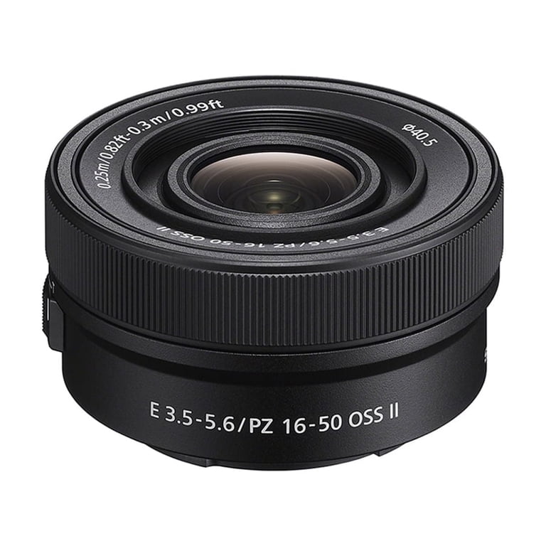 SONY E PZ 16-50 OSS II（SELP16502） Sony SELP16502 E PZ 16-50 mm F3.5-5.6 OSS II - Walmart.com