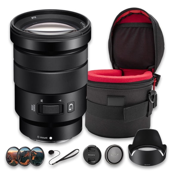 Sony E PZ 18-105mm f/4 G OSS APS-C Power Zoom Lens | Stabilized Versatile Coverage