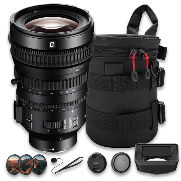 Sony E PZ 18-110mm f/4 G OSS APS-C Professional Cinema Zoom | Video-Focused Coverage