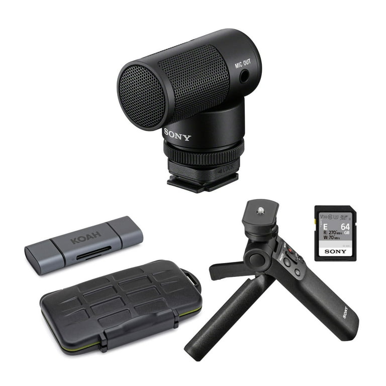 Sony Digital Vlogging ECM-G1 Shotgun Microphone with Accessory Kit