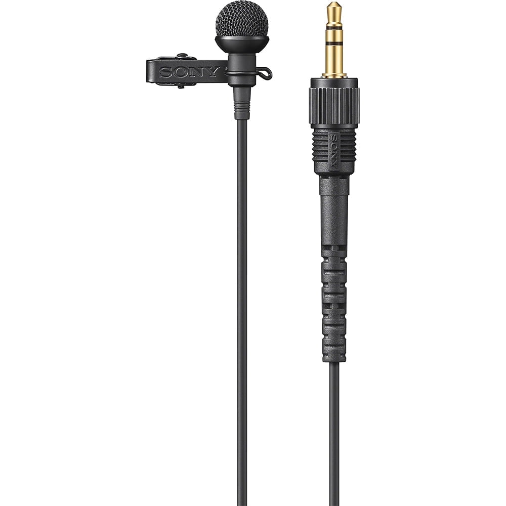 Sony ECM-L1 Micrófono de Solapa, Negro