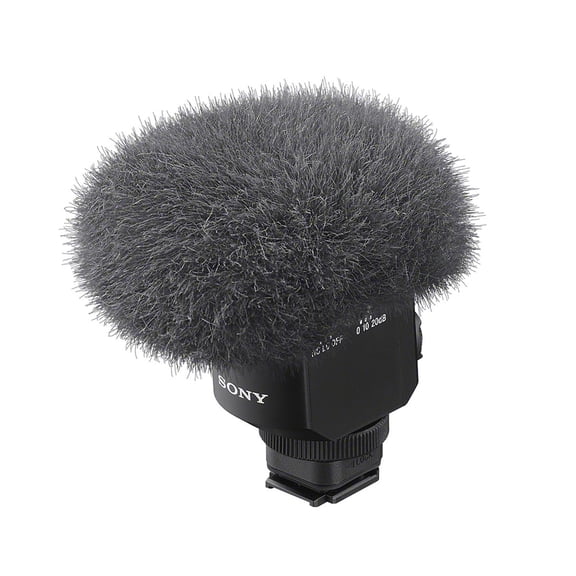 Sony ECM-M1 Camera-Mount Digital Shotgun Microphone with 3POD WANDER WITH B2 AB SERIES BALL HEAD and GODOX ML30BI BI-COLOR DAINTY LED LIGHT