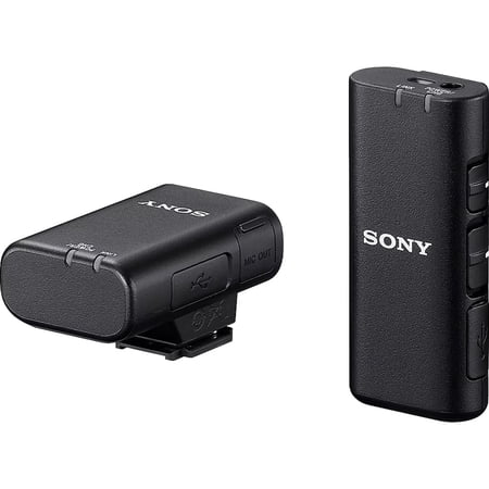 Sony - ECMW2BT Omnidirectional Wireless Microphone with Bluetooth - Black