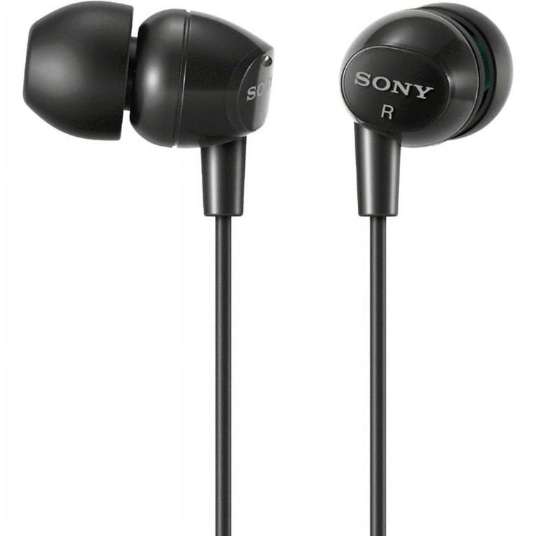 Sony Earbuds Black, MDR-EX10LP - Walmart.com