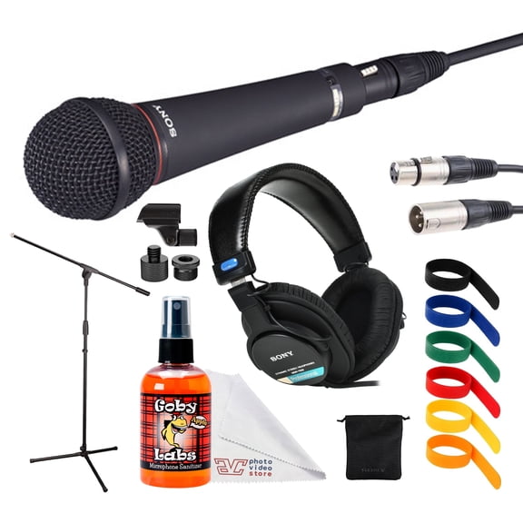 Sony F-780 Handheld Cardioid Dynamic Microphone | Clear Vocal Reproduction, Rugged Metal Design