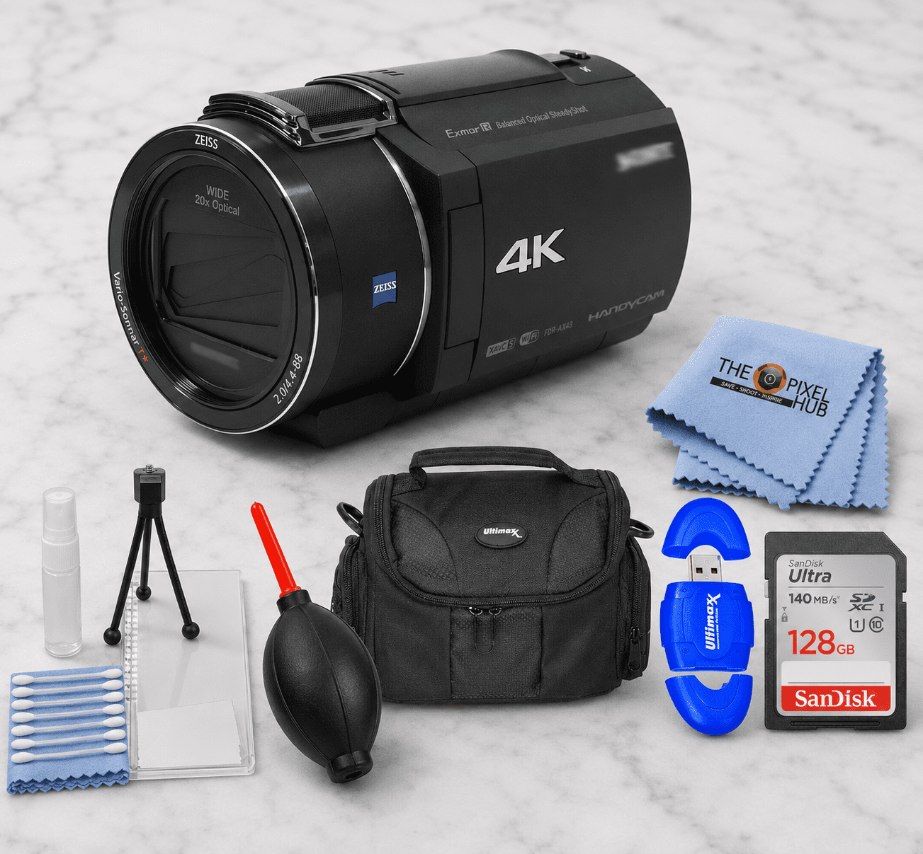 Sony FDR-AX45A UHD 4K Handycam Camcorder International Model with