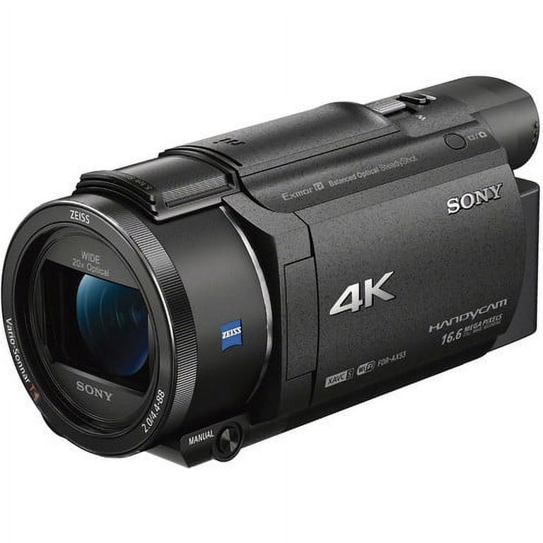 FDRAX53/B (Black) - Sony 4K HD Handycam Ultra FDR-AX53 Camcorder
