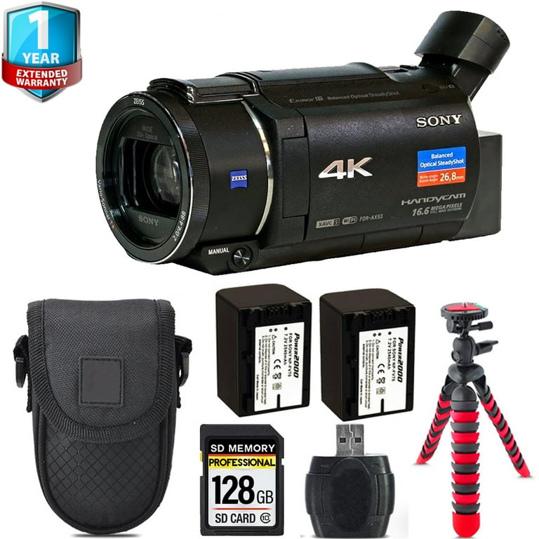 SONY FDR-AX53(B) 海外モデル 4K ビデオカメラ Amazon.com : Sony FDRAX53/B 4K HD Video Recording Camcorder