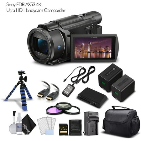 Sony FDR-AX53 4K Ultra HD Handycam Camcorder - Starter Set