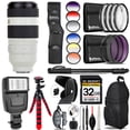 thumbnail image 1 of Sony FE 100-400mm f/4.5-5.6 GM OSS Lens + Flash + Color Filter Set - 32GB Accessory Kit (International Version), 1 of 9