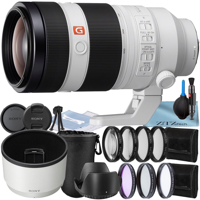 Sony FE 100-400mm f/4.5-5.6 GM OSS Lens with 3 Pieces Filter Kit +