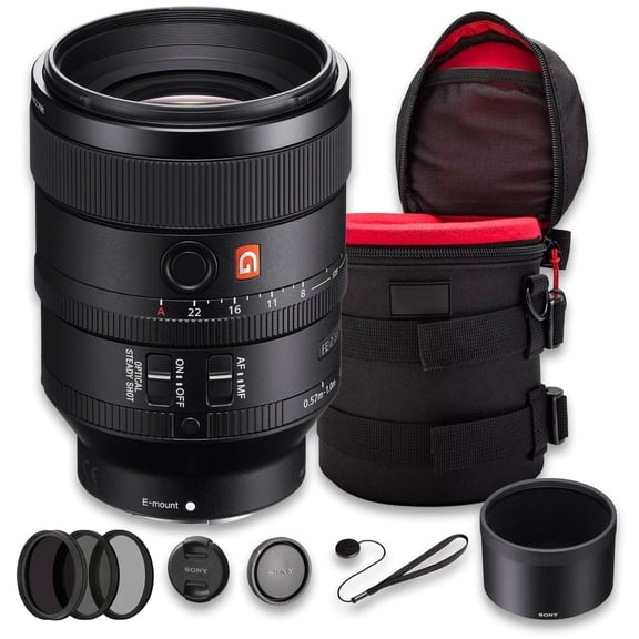 Sony FE 100mm f/2.8 STF GM Telephoto Prime Lens | G Master Portrait Lens with Apodization & OSS