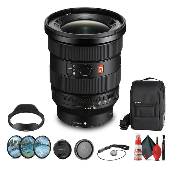 Sony FE 16-35mm F/2.8 GM II Wide Angle Zoom Lens (Sony E) + Filter Kit + More - Bundle(International Model)