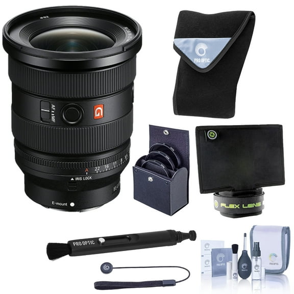 Sony FE 16-35mm f/2.8 GM II G Master Lens, Bundle with 82mm Filter Kit, Lens Wrap, Flex Lens Shade and Cleaning Kit