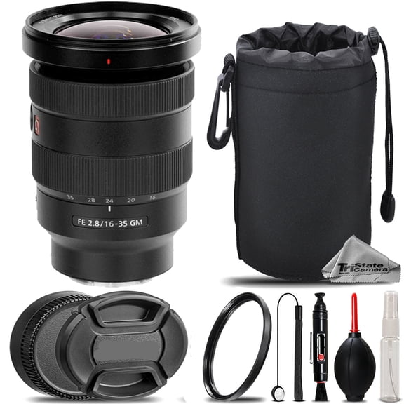 Sony FE 16-35mm f/2.8 GM Lens+ UV Filter+ + Hood + Lens Pouch- Basic Kit (International Version)