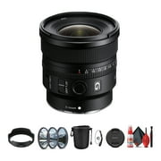 Sony FE 16mm f/1.8 G Ultra-Wide Prime Lens Bundle with Filter and Cleaning Kit International Model