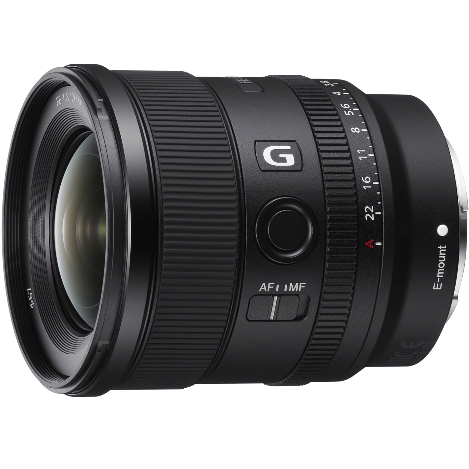 Sony FE 20mm F1.8 G Full Frame Large Aperture Ultra Wide Angle G Lens  SEL20F18G