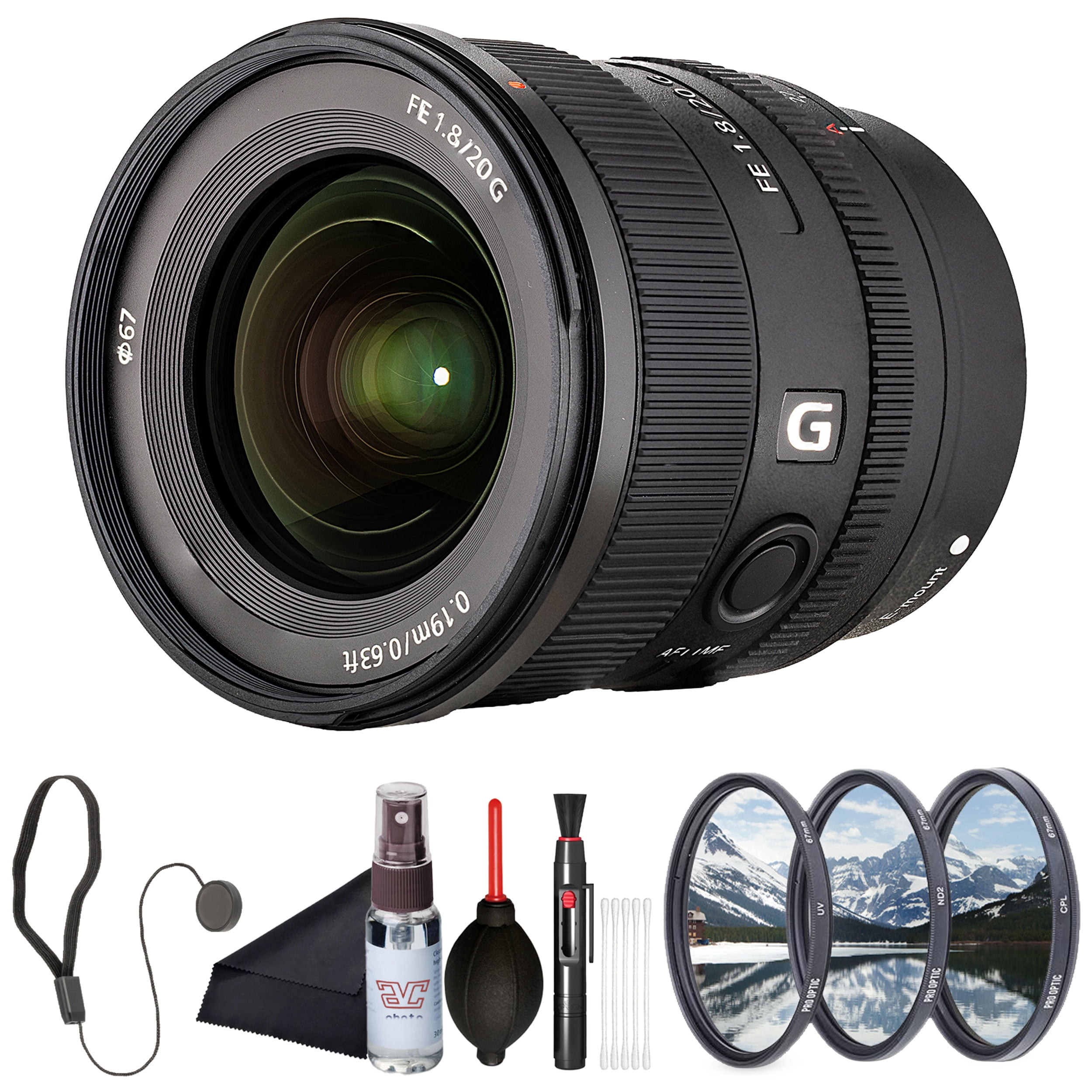 Sony FE 20mm F1.8 G Ultra-Wide Prime Lens (SEL20F18G) – Full-Frame