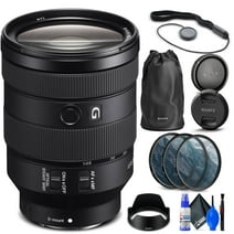 Sony FE 24-105mm f/4 G OSS Lens + Filter Kit + Cap Keeper + Cleaning Kit