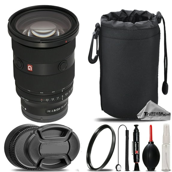 Sony FE 24-70mm f/2.8 GM II Lens + UV Filter+ + Hood + Lens Pouch- Basic Kit (International Version)