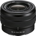 thumbnail image 1 of Sony FE 28-60mm F4-5.6 Full Frame Compact E-mount Zoom Lens SEL2860, 1 of 7