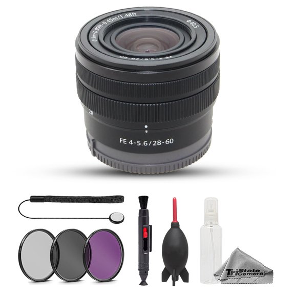 Sony FE 28-60mm f/4-5.6 Lens - 7pc Essentials Bundle (International Version)