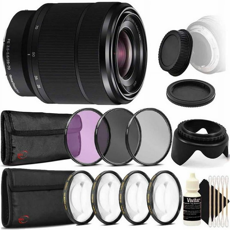 Sony FE 28-70mm f 3.5-5.6 OSS Optical SteadyShot Lens + 55mm