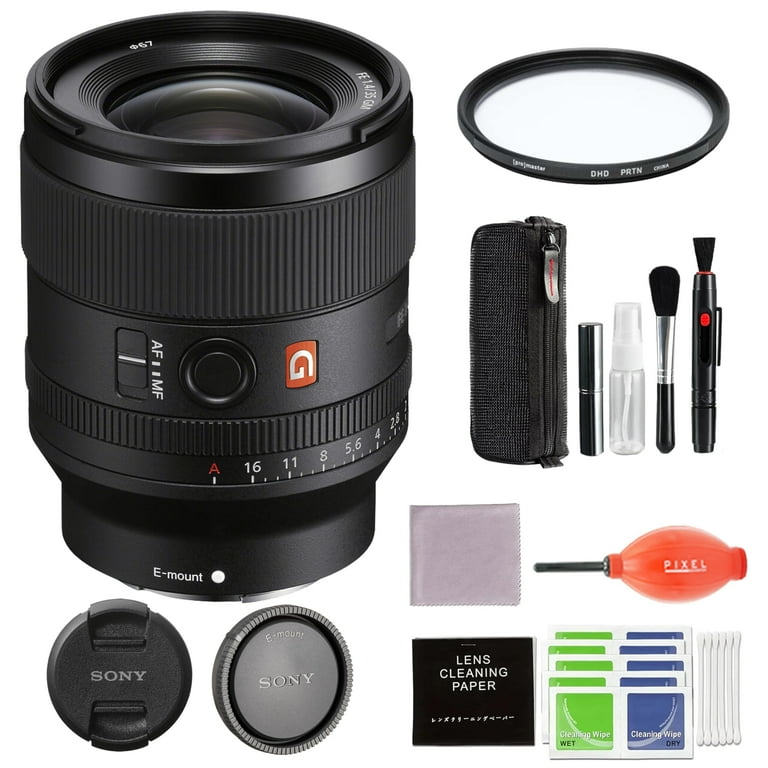Sony FE 35mm GM (SEL35F14GM) Lens Bundle with 67MM Digital HD