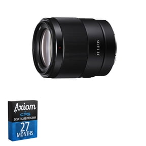 Sony FE 35mm F1.8 Large Aperture Lens - SEL35F18F + 27-Month Axiom Care