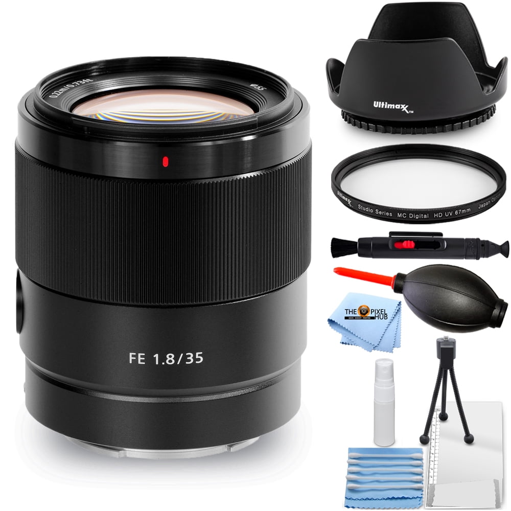 Sony FE 35mm f/1.8 Wide Angle Camera Lens SEL35F18F with 7PC