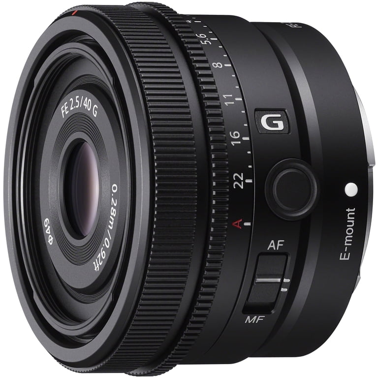 Sony G Series FE 40mm F2.5 Ultra-Compact Full-Frame Lens with High