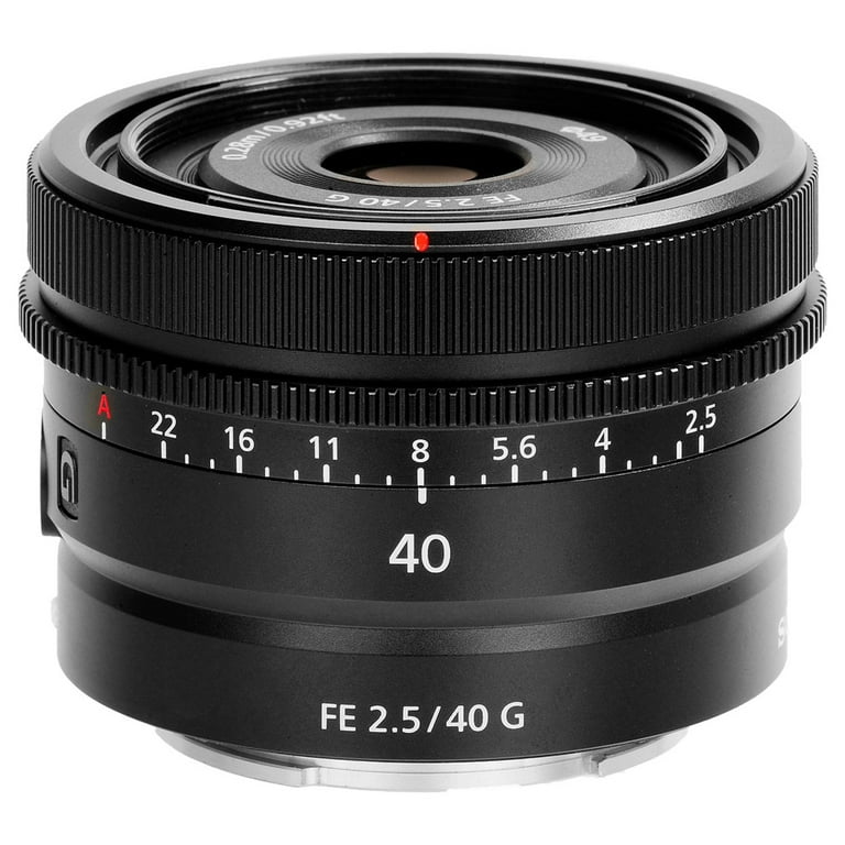 Sony FE 40mm f/2.5 G Lens SEL40F25G - Walmart.com