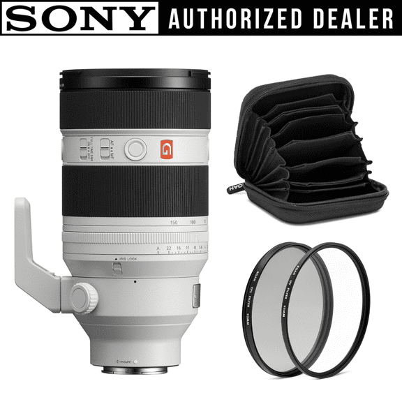 Sony FE 50-150mm F2 GM Lens Bundle with 95mm Lens Filters and Hard-Shell Filter Case (3 Items)