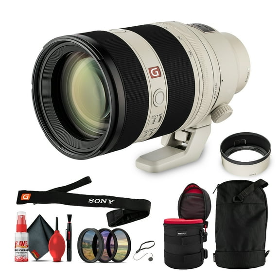 Sony FE 50-150mm f/2 GM Telephoto Zoom Lens (SEL50150GM) Professional Bundle with Filter Kit, Lens Case and Cleaning Kit (International Model)