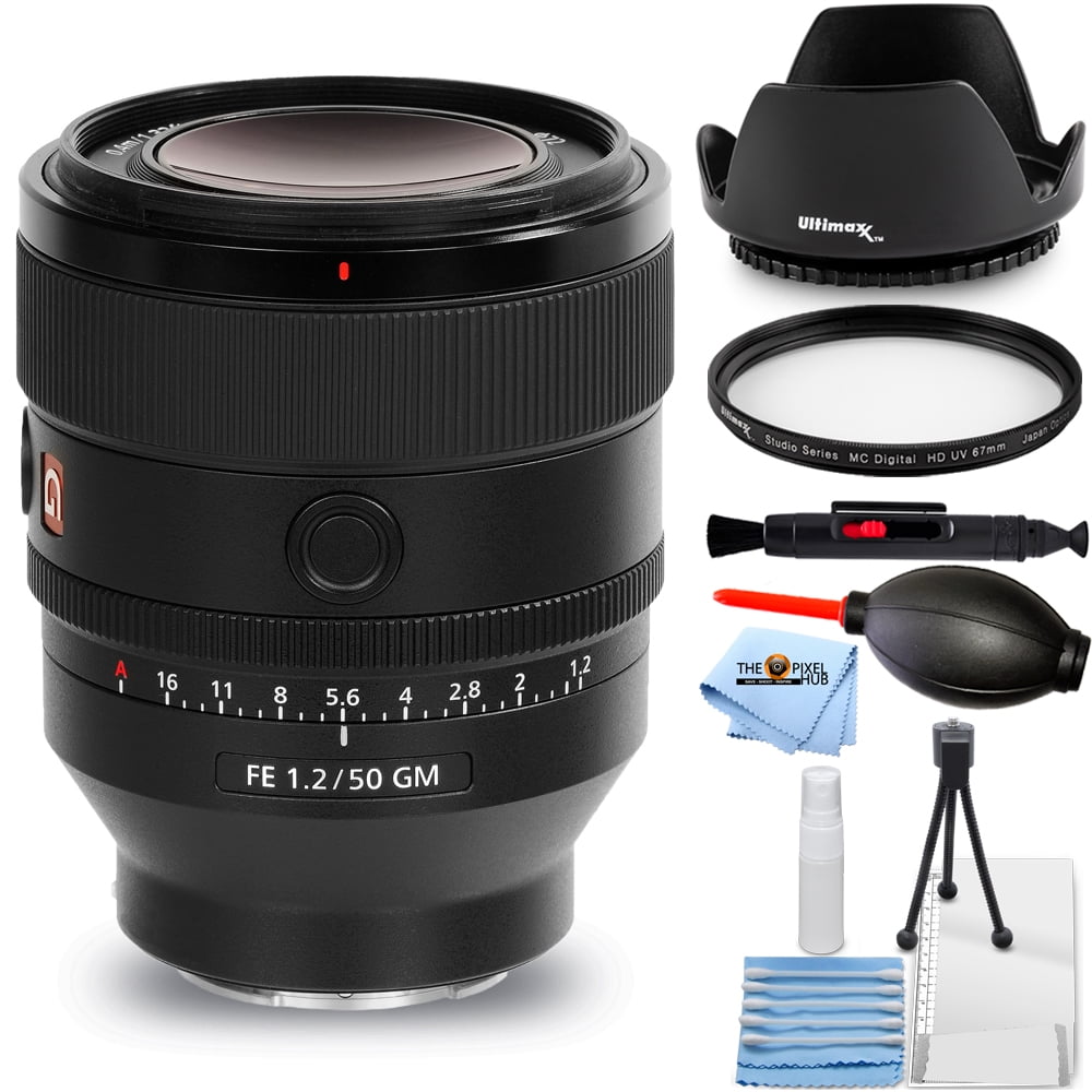 Sony FE 50mm f/1.2 GM Lens SEL50F12GM - 7PC Accessory Bundle Sony FE 50mm f/1.2 GM Lens SEL50F12GM - 7PC Accessory Bundle