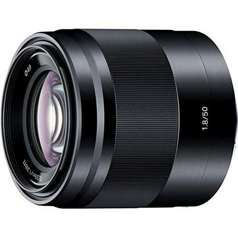 Sony FE 50mm f/1.8 Lens (Black) SEL50F18F - Walmart.com