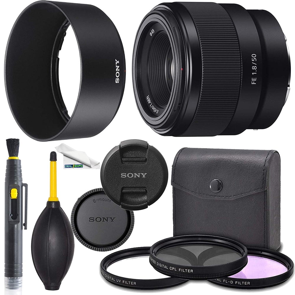 Sony Objectif standard SEL-50F18F (focale fixe, 50 mm, F1.8, plein format,  adapté aux séries A7, A6000, A5100, A5000 et Nex, monture E) Noir :  : High-Tech