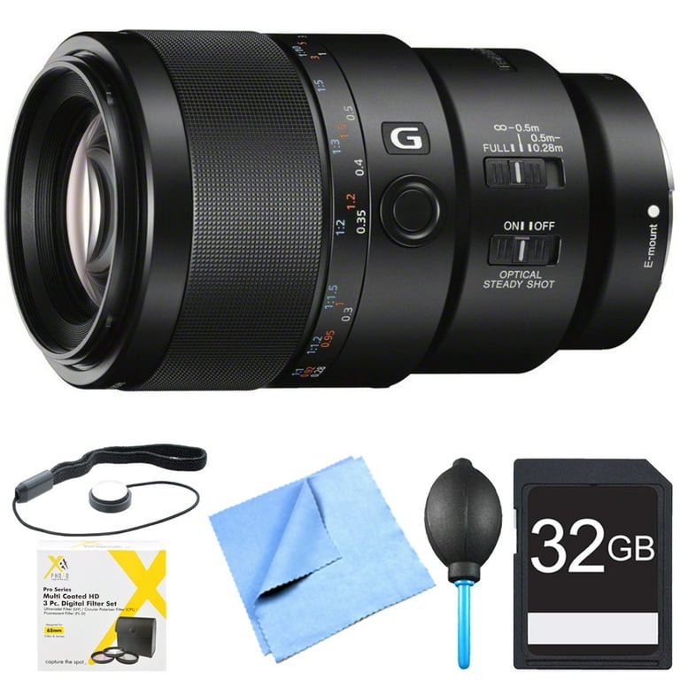 Sony FE 90mm Macro G OSS Full-frame E-mount Macro Lens