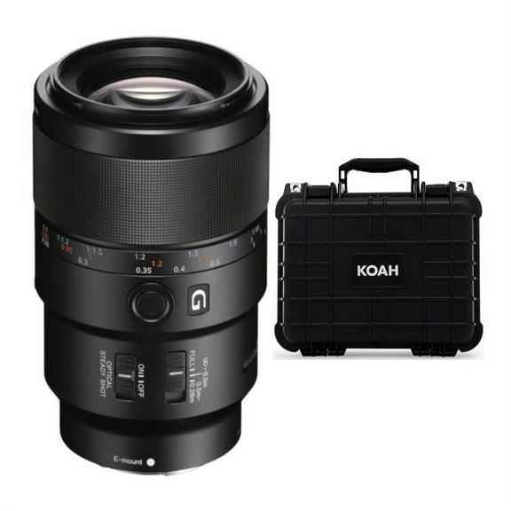 Sony FE 90mm f/2.8 Macro G OSS Full-Frame E-Mount Macro Lens Bundle