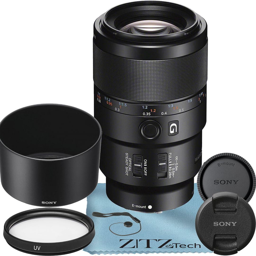 Sony FE 90mm f/2.8 Macro G OSS Lens with UV Filter + ZeeTech