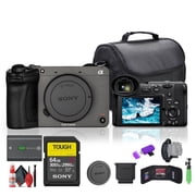 Sony FX2 Full-Frame Digital Cinema Camera ILME-Fx2B with 33MP Sensor + 64GB Card + Bag + Tripod + Cleaning KitInternational Model