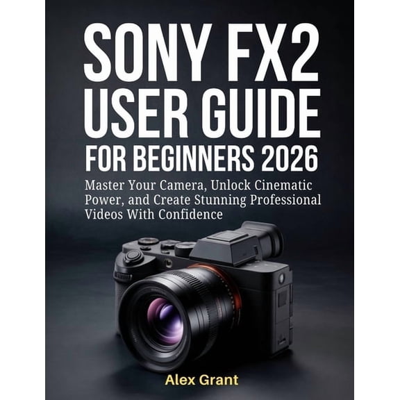 Sony FX2 User Guide for Beginners 2026: Master Your Camera, Unlock Cinematic Power, and Create Stunning Professional Vid, (Paperback)