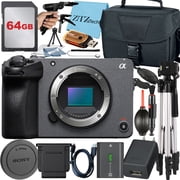 Sony FX30 Digital Cinema Camera + 64GB Memory Card + Case + Tripod + ZeeTech Cloth International Version