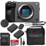 Sony FX30 Digital Cinema Camera Body Only Bundle + Extra Battery, 64GB Memory Card, Case & More International Version