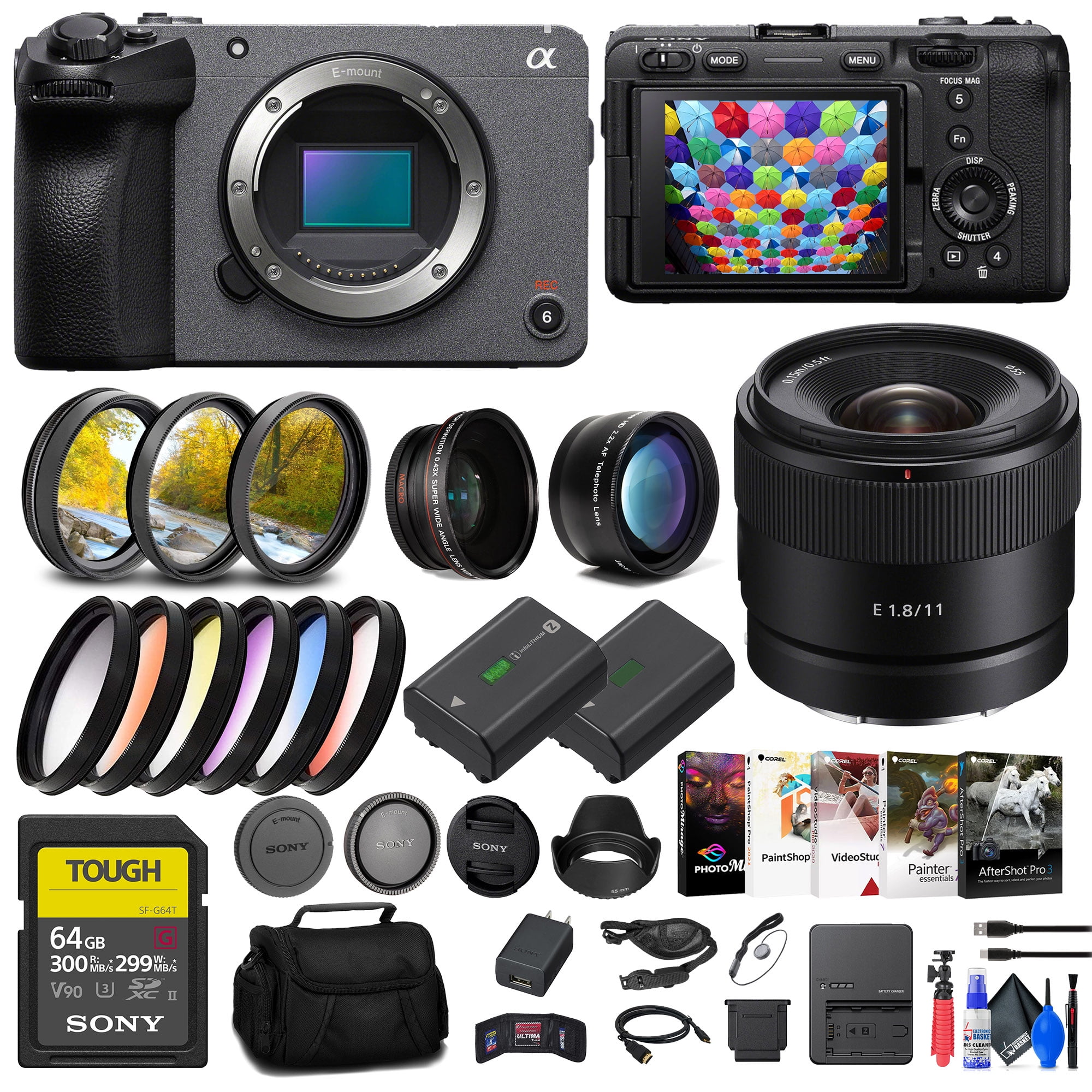 Sony FX30 + その他セット Sony FX30 Digital Cinema Camera + Sony E 11mm Lens & Accessory